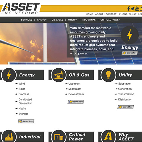 Asset Engineering Website Preview Image