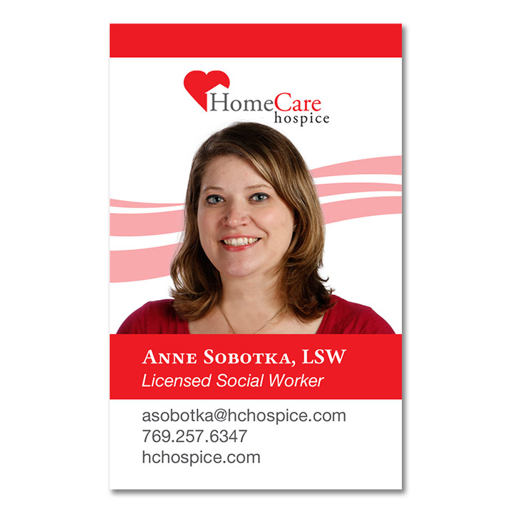 home care hospice name badge