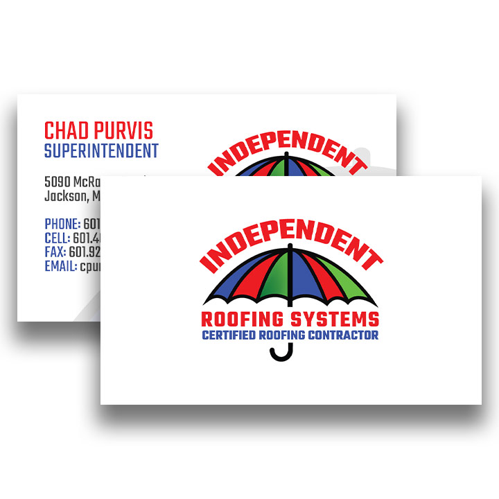 Independent Roofing Systems Business Card