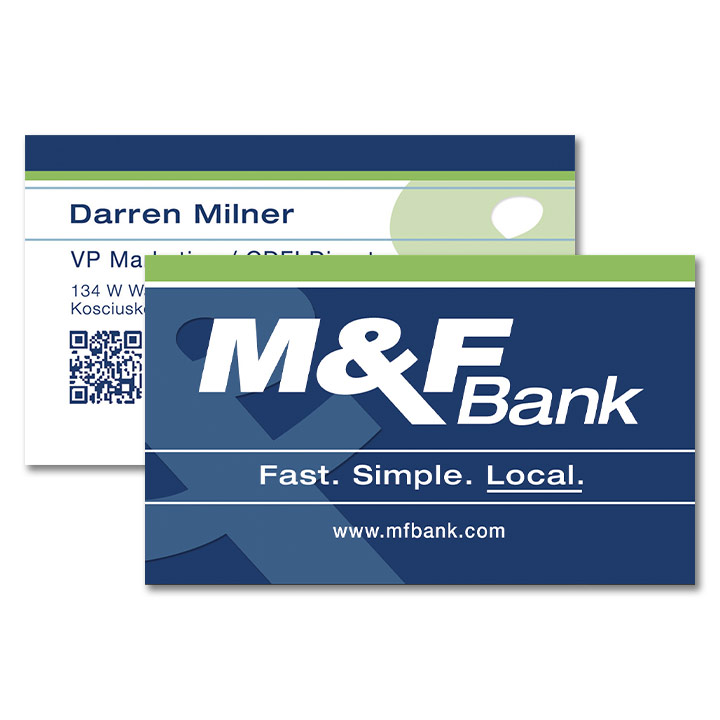 M&F Bank Business Card