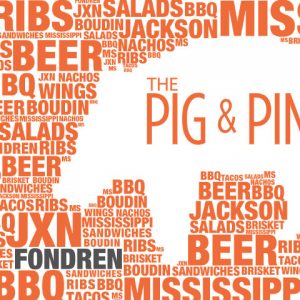 close up of a pig and pint post card
